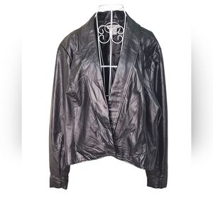 Jessica London Moto Leather Jacket